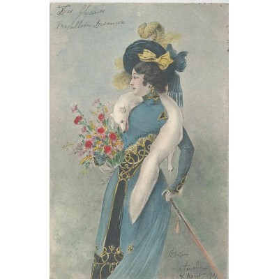 Jolie Carte postale illustrée Par Bottaro vers 1900